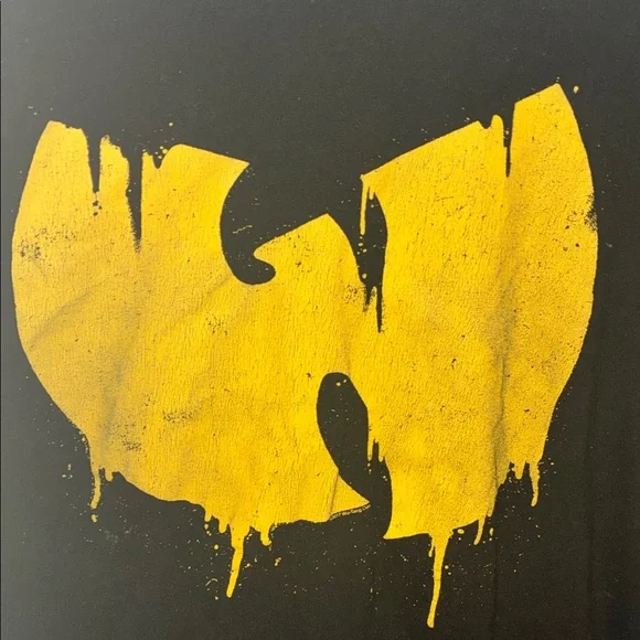 Old Navy - Black Graphic Tee with Yellow Wu-Tang Logo - Picture 3 of 4